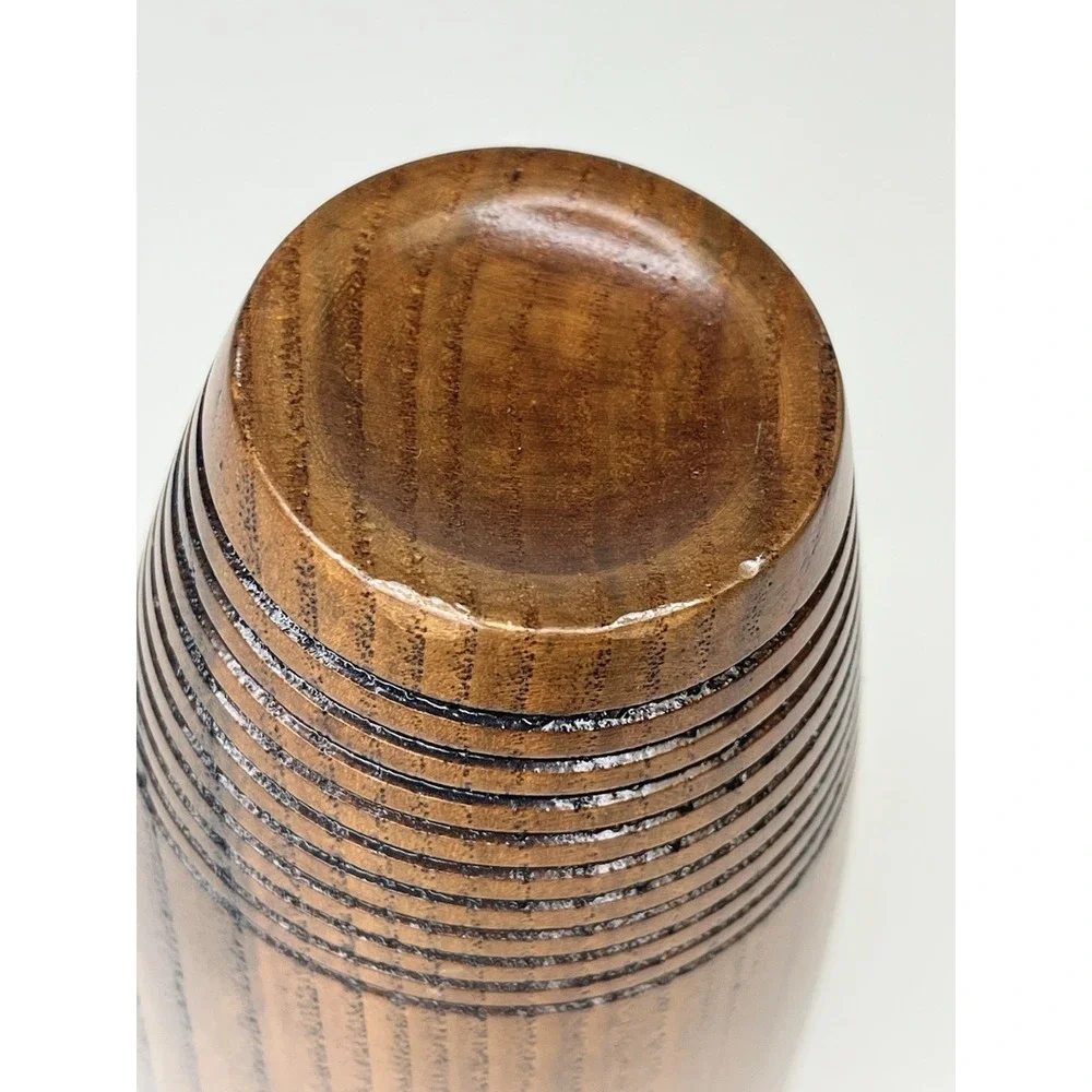 Yosegi Karakuri Gimmick Japanese Hakone Yosegi Cup Drink Wood Marquetry Inlaid‎